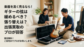 楽器（ギター・ベース）を高く売るなら。弦は緩めるべき？張り替えるべき？