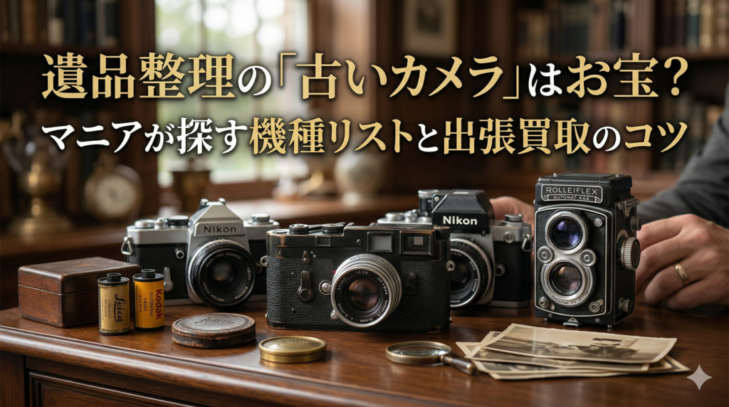遺品整理の「古いカメラ」はお宝？マニアが探す機種リスト