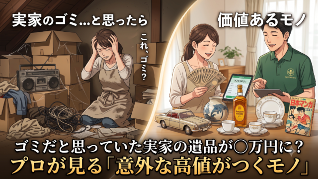 ゴミが〇万円に？プロが見る意外な高値がつく遺品 | 出張買取サスエコ